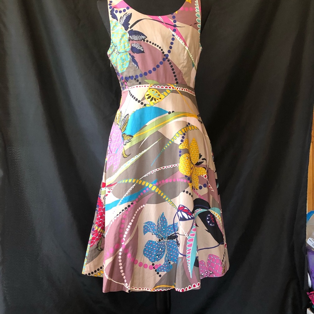 Maeve abstract print dress SZ Small - Picture 3 of 4